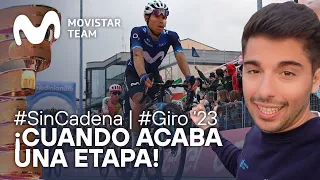 ¿Qué ocurre cuando acaba una Etapa del Giro de Italia? | #SinCadena | Movistar Team - 2023