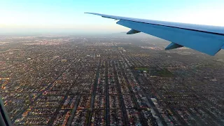 Air New Zealand Boeing 777-300ER FULL APPROACH into Los Angles LAX Airport! (NZ1)