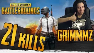 Grimmmz - Thánh Battlegrounds quá 'tởm' 21 KILLS