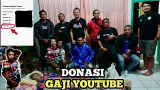 GAJI YOUTUBE PERTAMA , DONASIKAN KE SATRIO & KELUARGA 🙏🏻