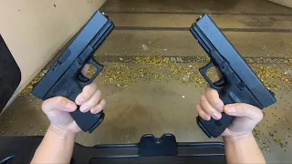 Glock 21SF vs Glock 20SF (.45ACP vs 10mm)