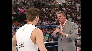 Mr. McMahon calls out Zach Gowen & Stephanie McMahon! 06/26/2003