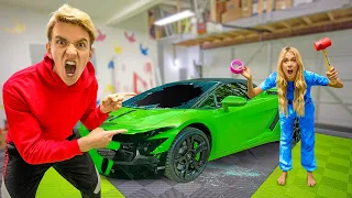 She BROKE My Lamborghini SHARERGHINI *Caught Her Red Handed*