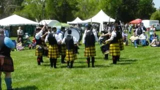 College of Wooster Pipe Band Southern Maryland Celtic Festival 2013