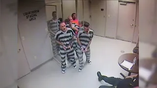 Inmates save police officer's life from a heart attack