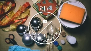 Декупаж елочных шаров / DIY Painting Christmas Balls