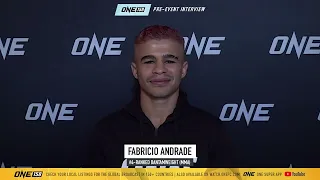 Fabricio Andrade tells Kwon Won Il "we're not going 3 rounds" | ONE Championship 158