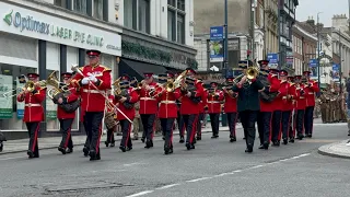 British Army Band Tidworth - 36 Engineer Regiment Freedom of Maidstone Parade