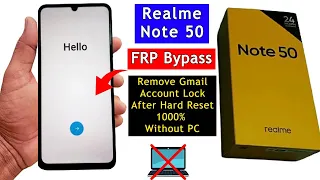 Realme Note 50 FRP Bypass Android 13 | Realme (RMX3834) Google Account Bypass Without PC