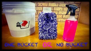 The New One Bucket or No Bucket Car Wash Method