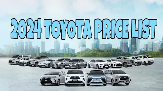 2024 PRESYO NG TOYOTA SA PINAS l Sheryll Frays