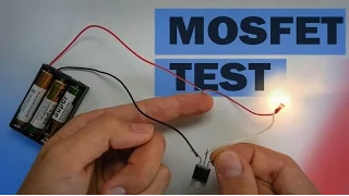 Как работает и как проверить MOSFET (МОП) Транзистор  ✔  (проверка без тестера)