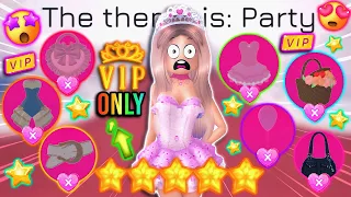 ONLY Wearing VIP Items In DRESS TO IMPRESS... This is ACTUALLY DIFFICULT... | ROBLOX