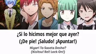 Jiriki Hongan Revolution (Sub Español) Assassination Classroom Op 2 Full