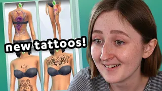 More tattoos added (for free) to The Sims 4!