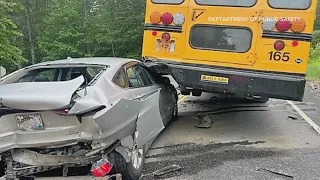 School bus involved in three-vehicle Belgrade crash