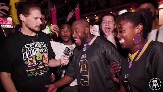 Barstool Sports Parties with New Orleans After LSU National Championship