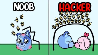 NOOB vs PRO vs HACKER en SALVA A BUMI !! - DeGoBooM