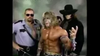 Ultimate Warrior, Big Bossman and Undertaker Promo (08-30-1992)