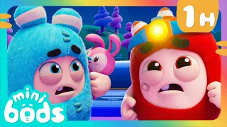 Scary Noise in the Night | Minibods | Mini Oddbods | Baby Oddbods | Funny Cartoons For Kids