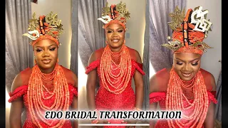 HOW TO DO BRIDAL MAKEUP FOR BEGINNERS | Nigerian Wedding Makeup Tutorial #bridalmakeupforwoc