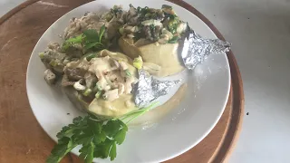 ЗАПЕЧЕНІ БАКЛАЖАНИ з м'ясом і грибами // ДОМАШНЯ КУХНЯ.