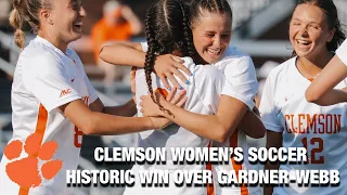 Clemson's Women's Soccer's Historic Win Over Gardner-Webb