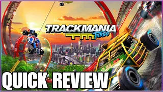 Track Mania Turbo - PS4 Quick Review - TRASH GAME! Twisted Gaming