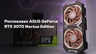 Тишина имеет значение  Распаковка GeForce RTX 3070 Noctua Edition