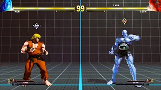 Ken vs Seth (Hardest) Street Fighter 5.