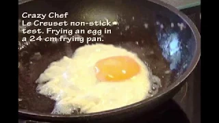 Le Creuset Nonstick Test No.2 Frying An Egg . Crazy Chef