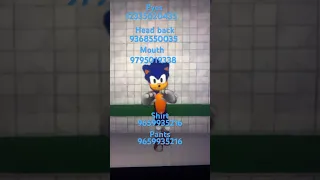 How to become sonic in ￼ Roblox Brookhaven with ID codes. #brookhaven #sonic #roblox