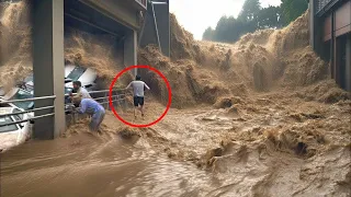 Apocalypse in Yunani!! Terrible Flooding across almost all of Greece due to Storm Daniel.