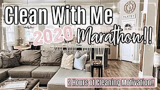 2020 CLEAN WITH ME MARATHON :: 2 HOURS OF INSANE SPEED CLEANING MOTIVATION + HOMEMAKING INSPIRATION