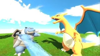 Blastoise vs Charizard - Animal Revolt Battle Simulator