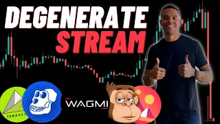 Degenerate Live Stream! Crypto starting to FINALLY run? Shill and Chill