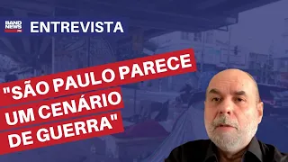 "São Paulo parece um cenário de guerra", diz arquiteto morador do Centro de SP