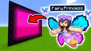 How To Make A Portal To The Aphmau FAIRY PRINCESS Dimension in Minecraft