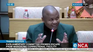 Thabo Bester | Parliamentary committee probes escape from Mangaung correctional centre