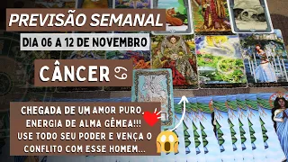 Signo CÂNCER  ♋06a12/11/2022:AMOR PURO💓ENERGIA DE ALMA GÊMEA 🔥ENFRENTE ESSE HOMEM Previsão tarot