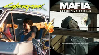 Cyberpunk 2077 Physics vs. Mafia Definitive Edition Physics