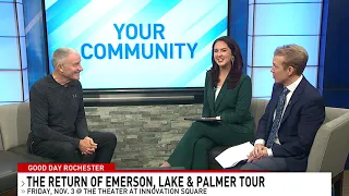 Drumming legend Carl Palmer on Good Day Rochester