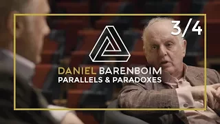 Daniel Barenboim & Christoph Waltz on interpreting a Piece | Parallels & Paradoxes Part 3/4