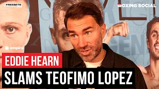 Eddie Hearn SLAMS Teofimo Lopez, CONFIRMS Devin Haney vs. Ryan Garcia 'Close'