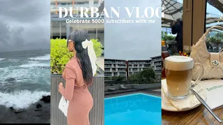 VACATION VLOG: CELEBRATING 5K SUBBIES IN DURBAN, LUNCH DATE | SOUTH AFRICAN YOUTUBER
