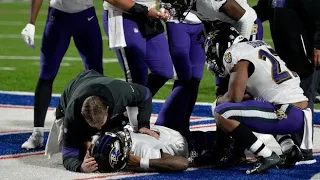 Lamar Jackson Concussion vs. Bills "poop run 2" | NFL