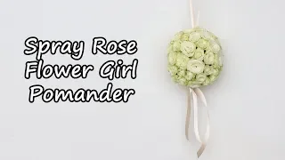 How To Make A Compact Flower Girl Pomander