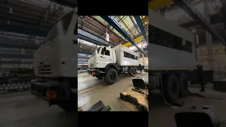 🔩🔩Монтаж фургона на шасси КАМАЗ-43118