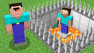 НУБ СПАСАЕТ ПРО ИЗ ЛОВУШКИ В МАЙНКРАФТ ! НУБИК И ТРОЛЛИНГ ПРО В MINECRAFT Дак Плей