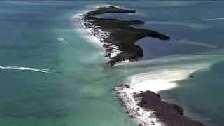 Honeymoon Island has split into two islands